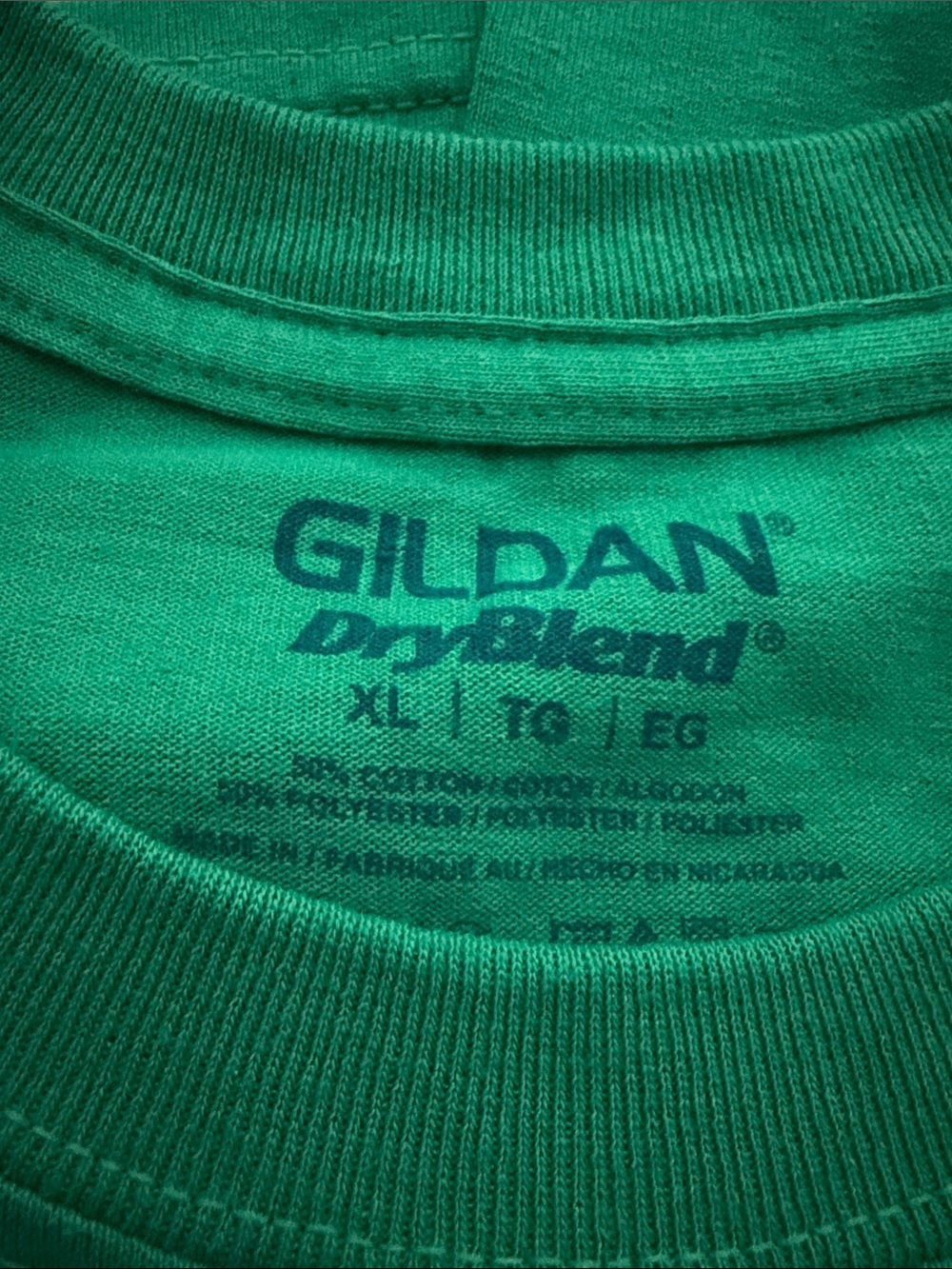 NWOT Gildan Kelly Green Wawa Logo Short Sleeve Tee - Picture 2 of 4